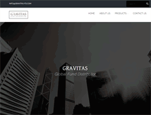 Tablet Screenshot of gravitas-fd.com